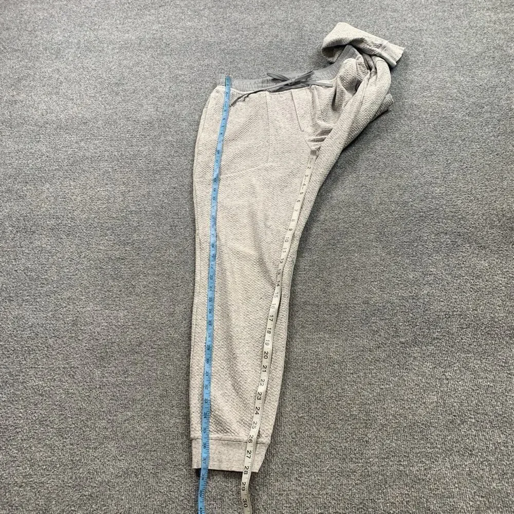 Lululemon Joggers Mens L Large Grey At Ease Heathered Workout Sweatpants *READ